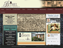 Tablet Screenshot of bethelhistoricalsociety.com
